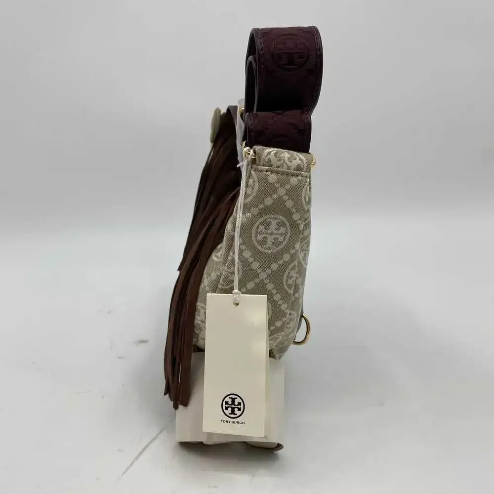 Tory Burch Brown Leather Crossbody | Lunar Year of the Horse OS